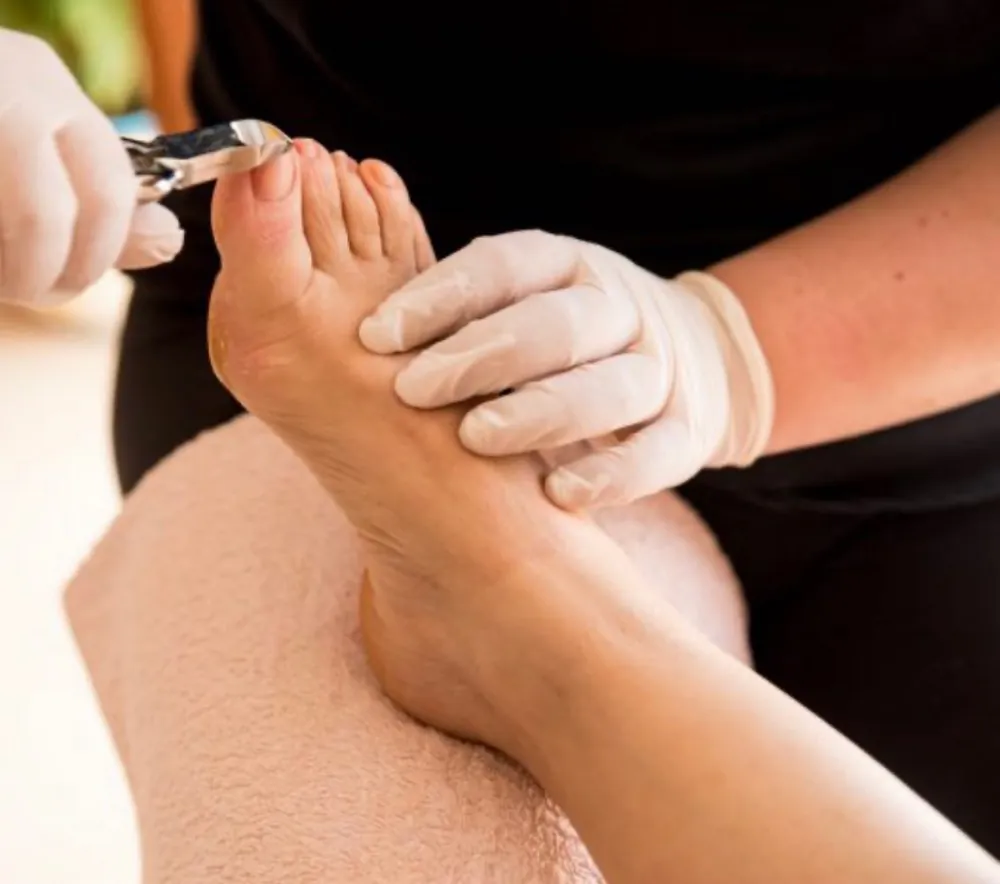 Medical pedicure treatment